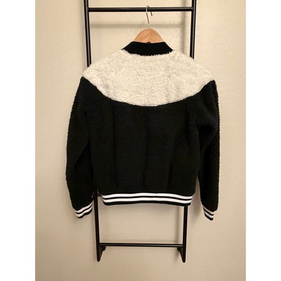 NIKE Womens Size Small Sherpa zip up bomber jacket-small - Picture 6 of 7